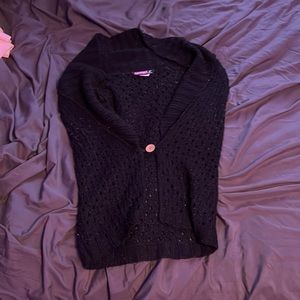 SayWhat Black Sleeveless Vest